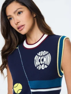 Nota Knit Vest- Maritime Blue