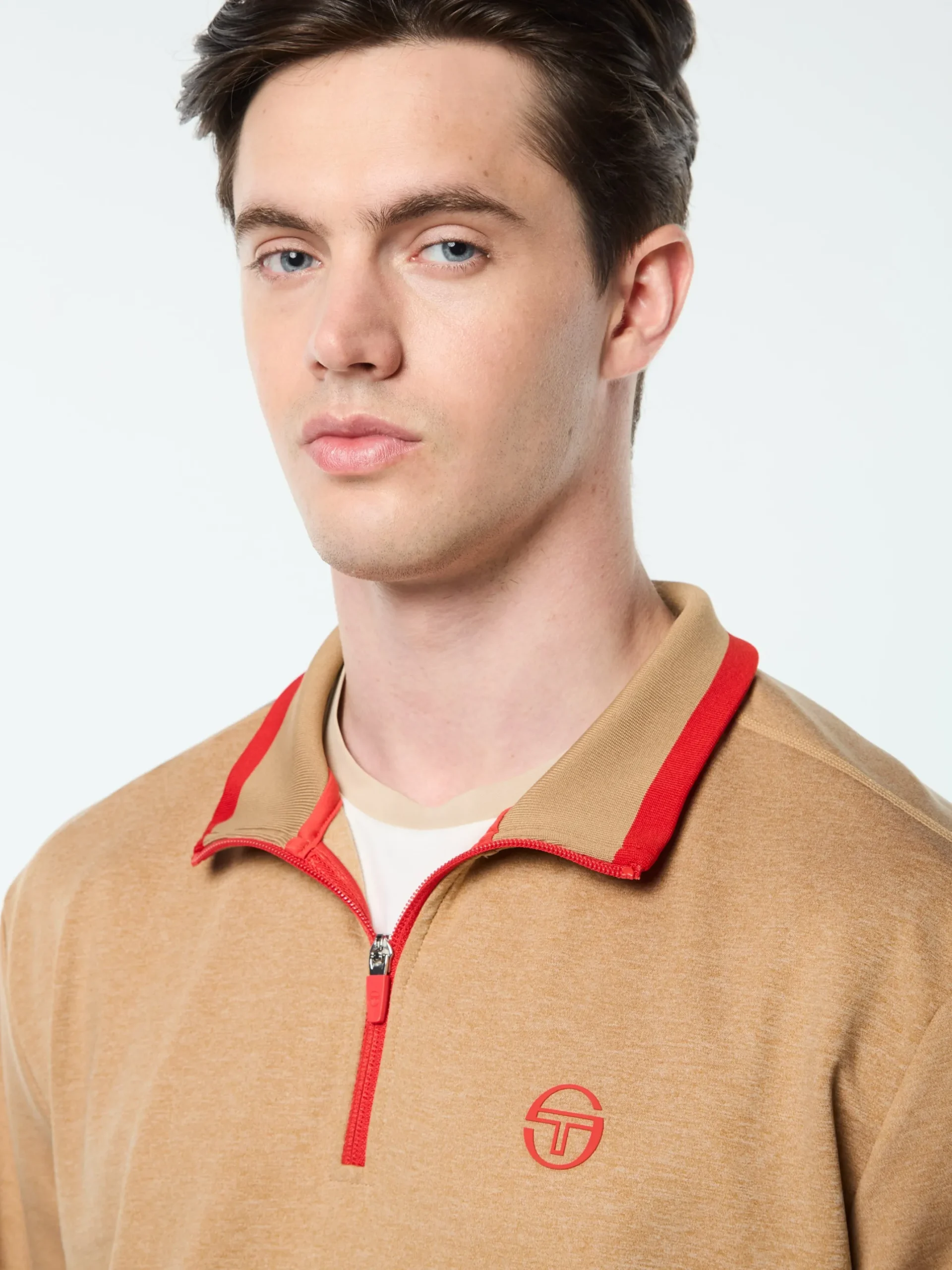 Nuvola Quarter Zip- Bronze Brown