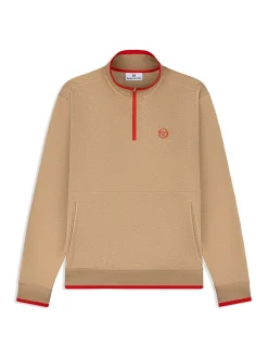Nuvola Quarter Zip- Bronze Brown