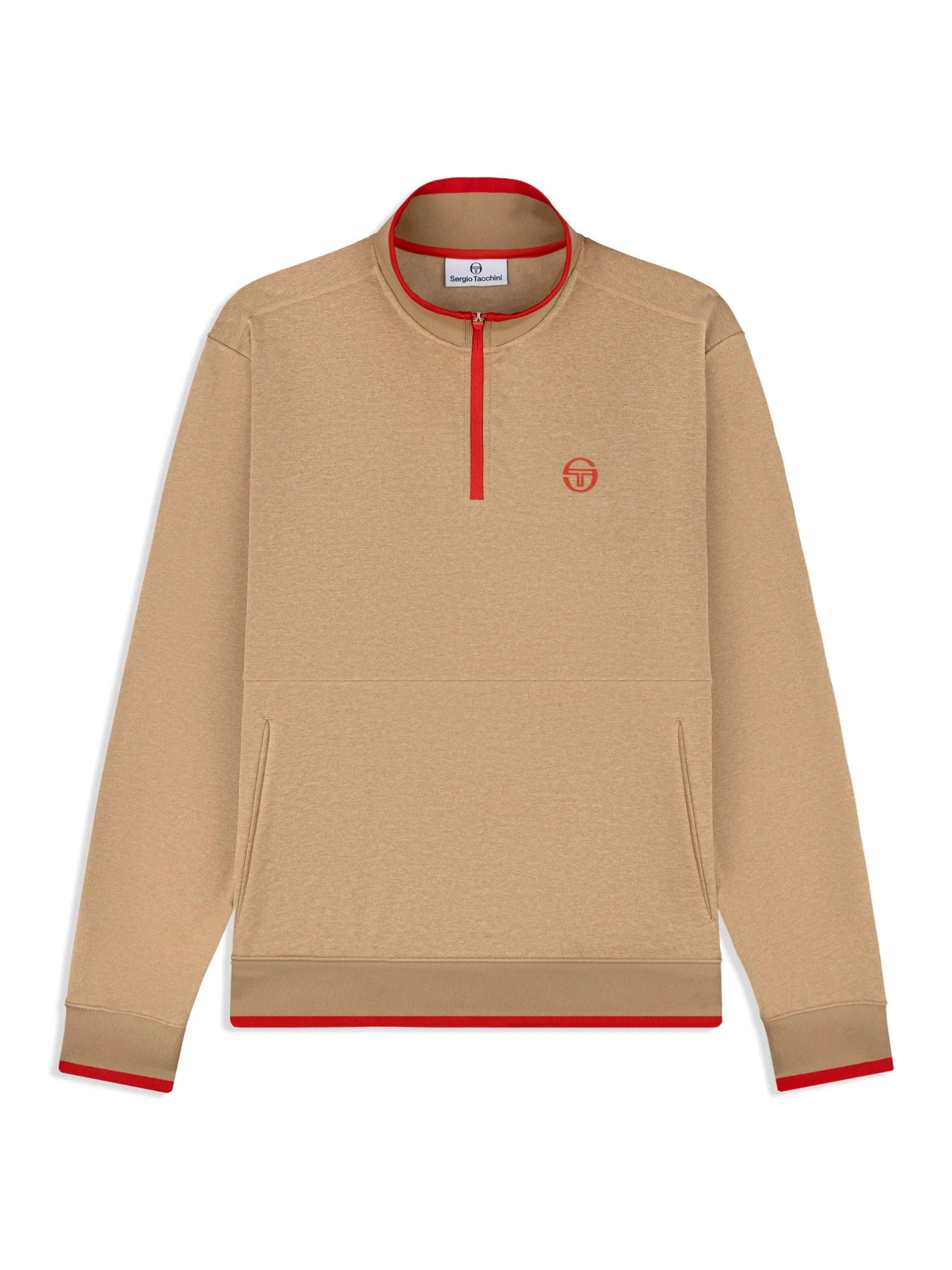 Nuvola Quarter Zip- Bronze Brown