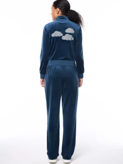 Nuvola Velour Track Jacket-Key Largo