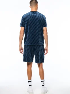 Obliquo Velour T-Shirt-Key Largo
