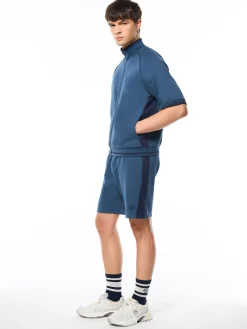 Pannello Short Sleeve Track Jacket-Key Largo