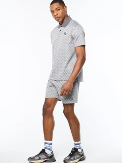 Paolo Knit Polo- Quiet Shade