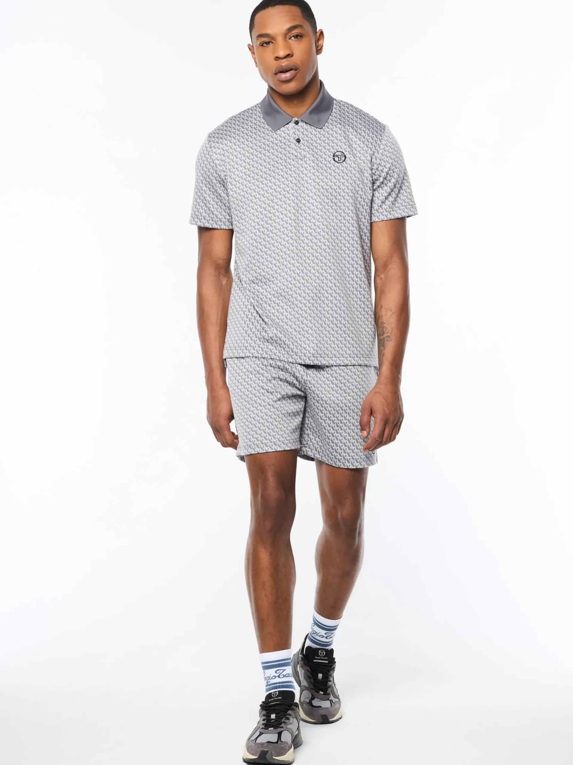 Paolo Knit Polo- Quiet Shade