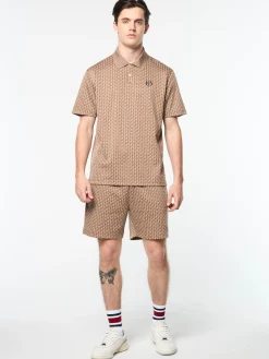 Paolo Knit Polo- Taupe Grey