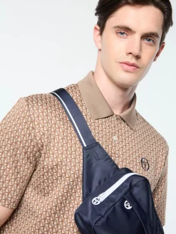 Paolo Knit Polo- Taupe Grey