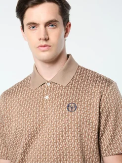 Paolo Knit Polo- Taupe Grey