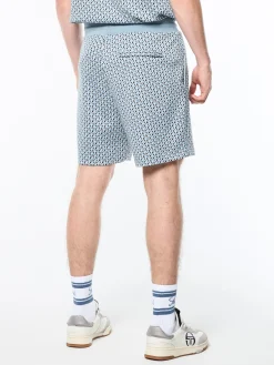 Paolo Knit Shorts- Faded Denim