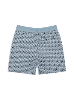 Paolo Knit Shorts- Faded Denim