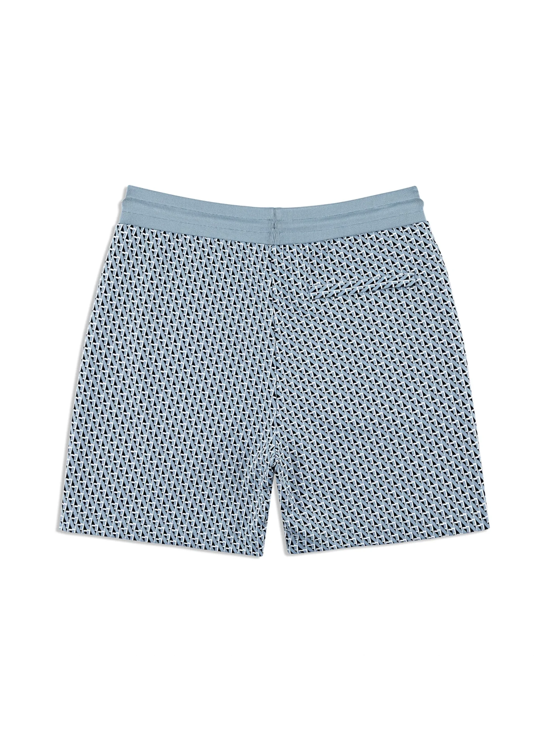 Paolo Knit Shorts- Faded Denim