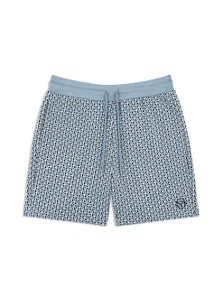 Paolo Knit Shorts- Faded Denim