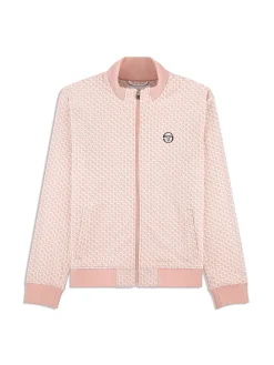 Paolo Knit Track Jacket- Pale Mauve