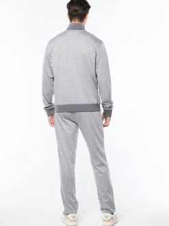 Paolo Knit Track Jacket- Quiet Shade