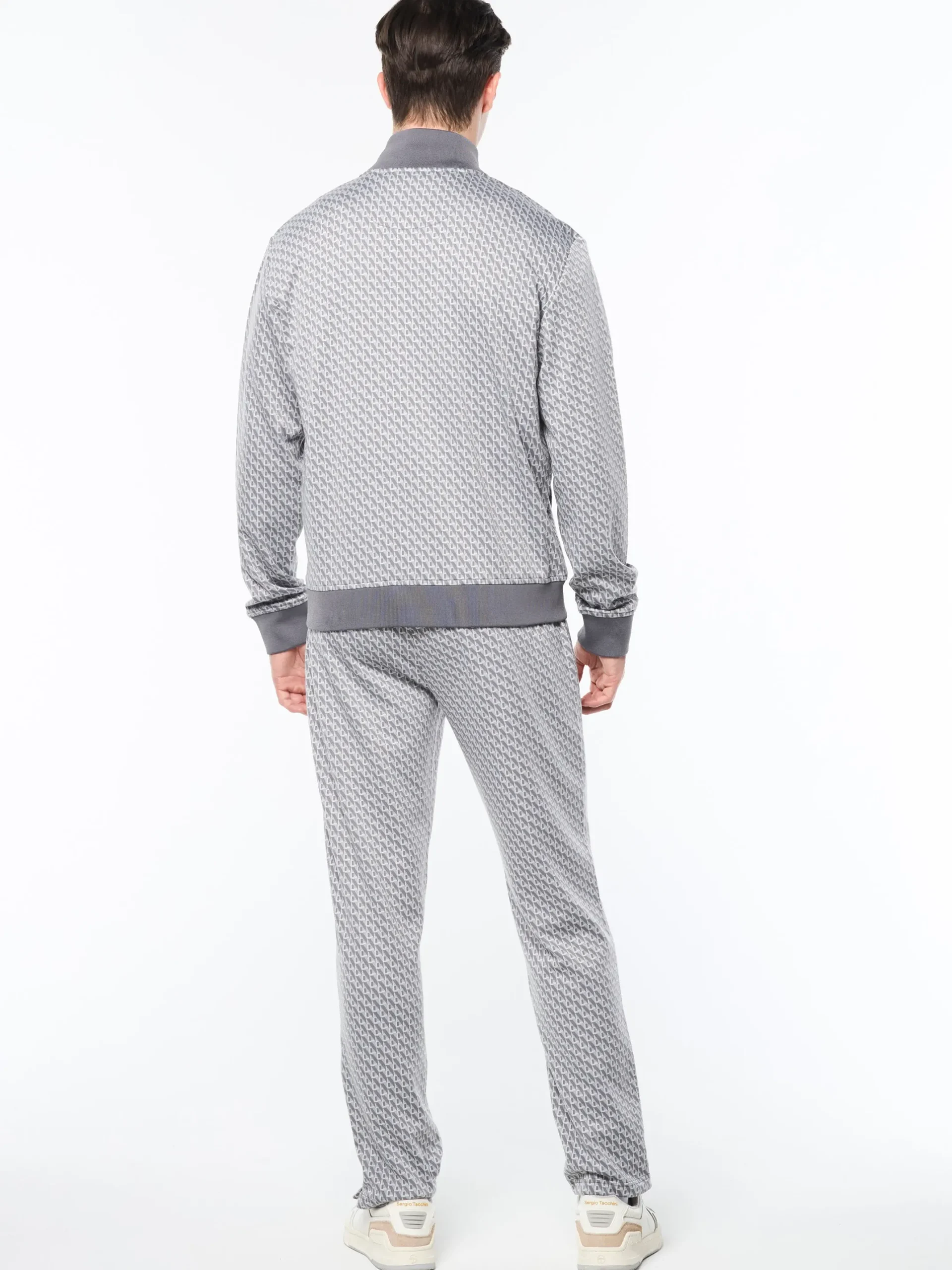 Paolo Knit Track Jacket- Quiet Shade