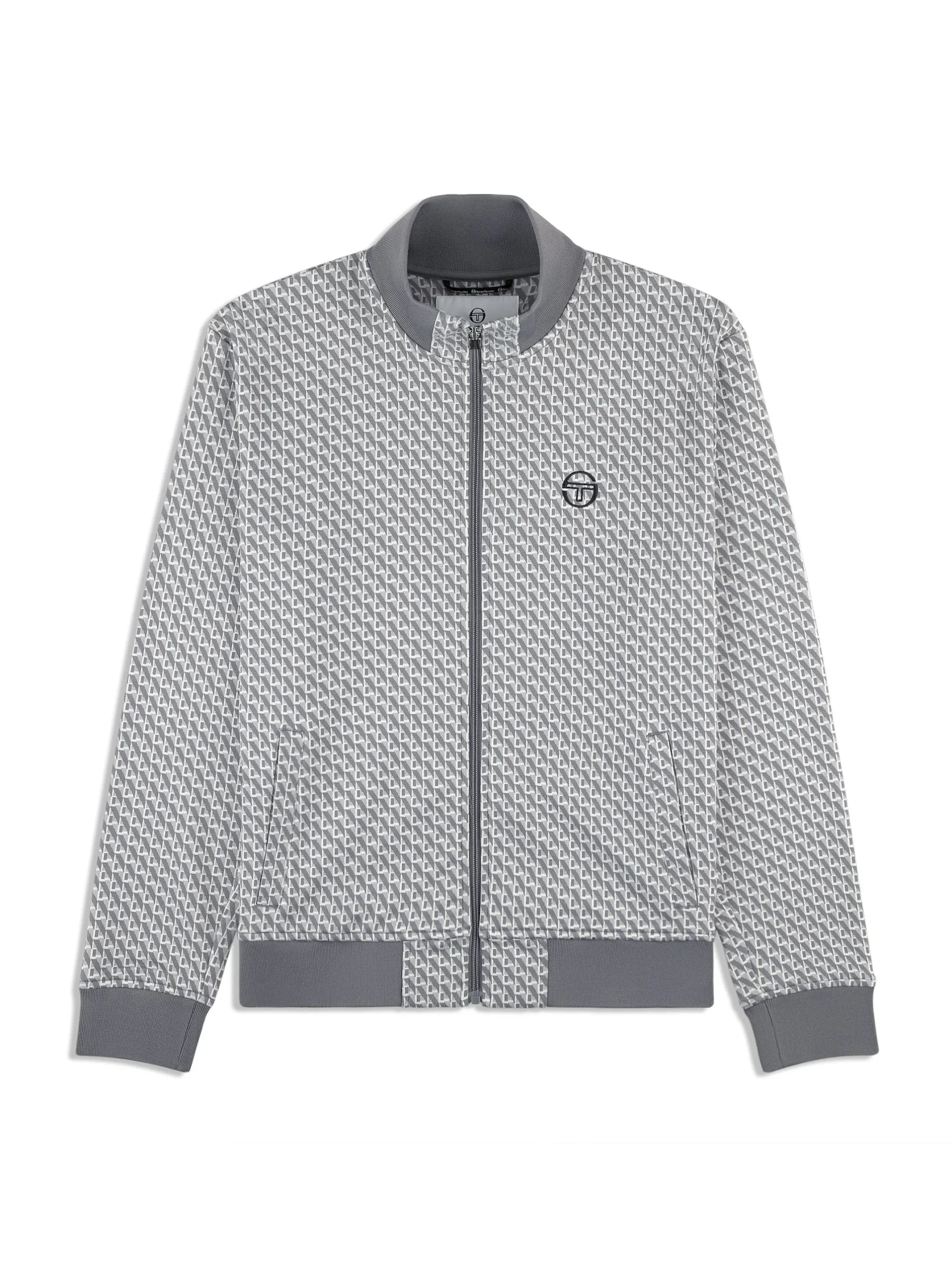 Paolo Knit Track Jacket- Quiet Shade