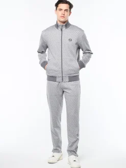 Paolo Knit Track Jacket- Quiet Shade