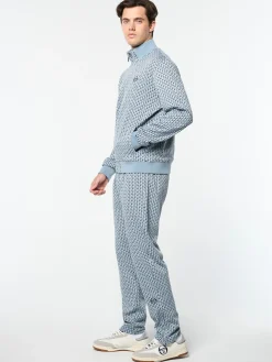 Paolo Knit Track Pant- Faded Denim