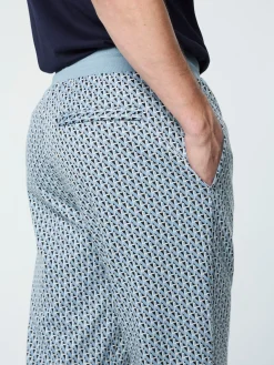 Paolo Knit Track Pant- Faded Denim