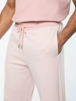 Paolo Knit Track Pant- Pale Mauve