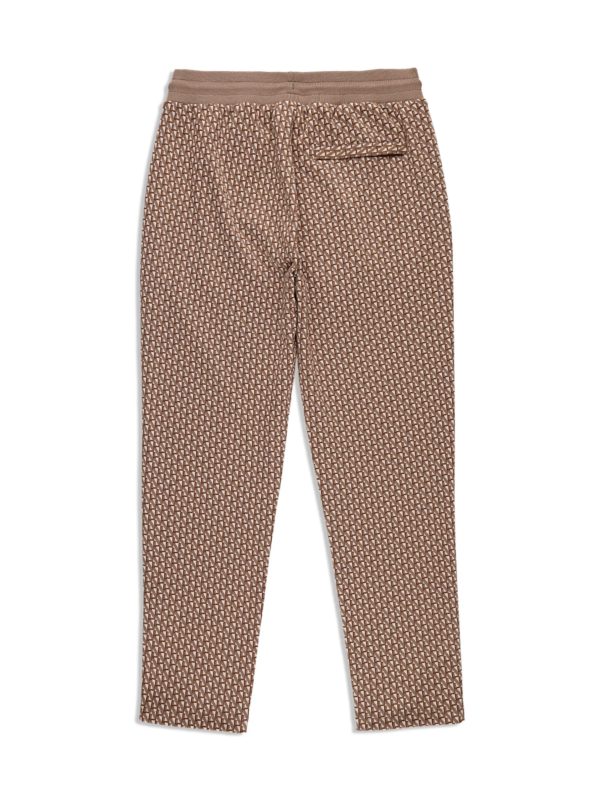 Paolo Knit Track Pant- Taupe Grey
