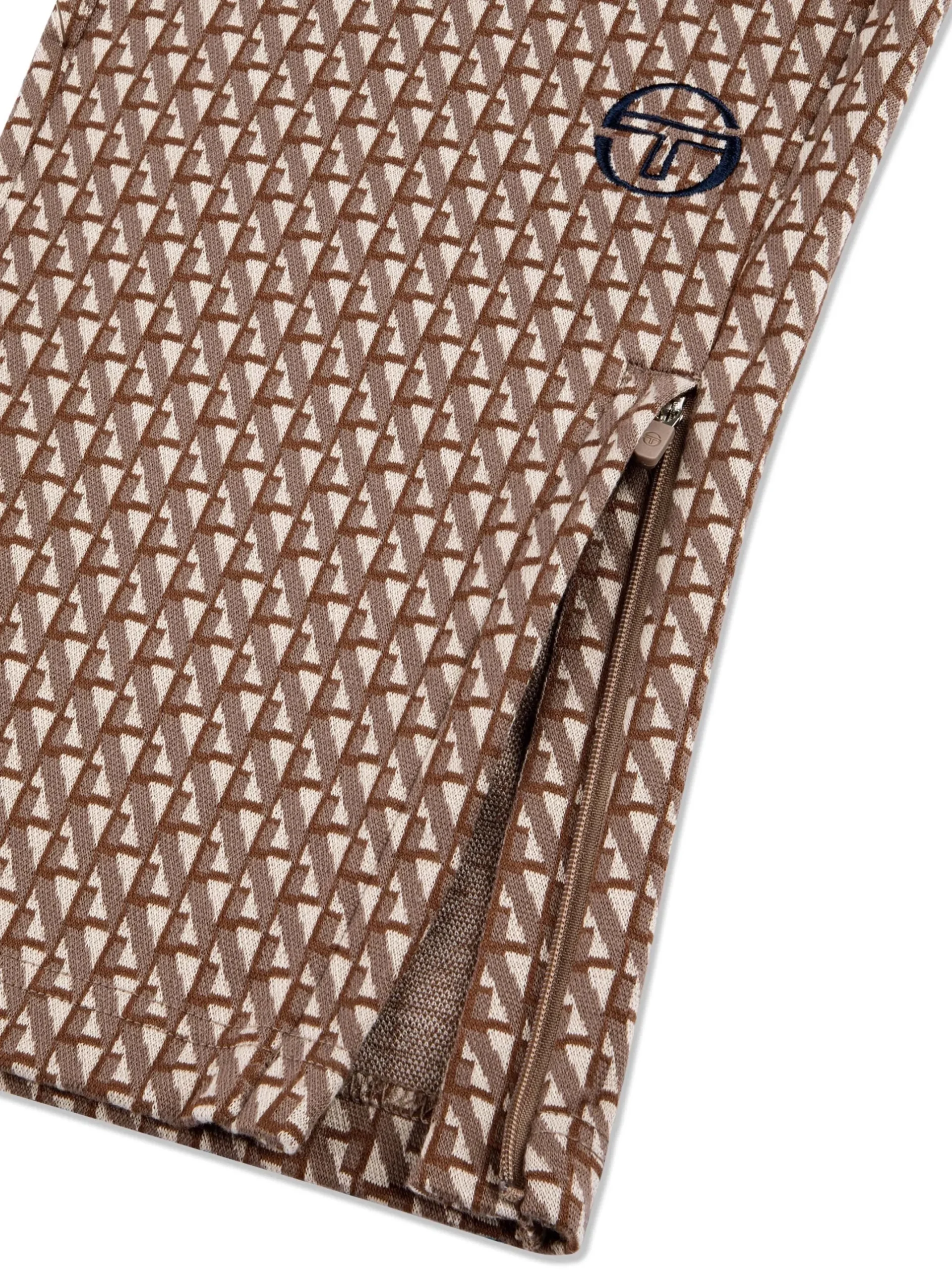 Paolo Knit Track Pant- Taupe Grey