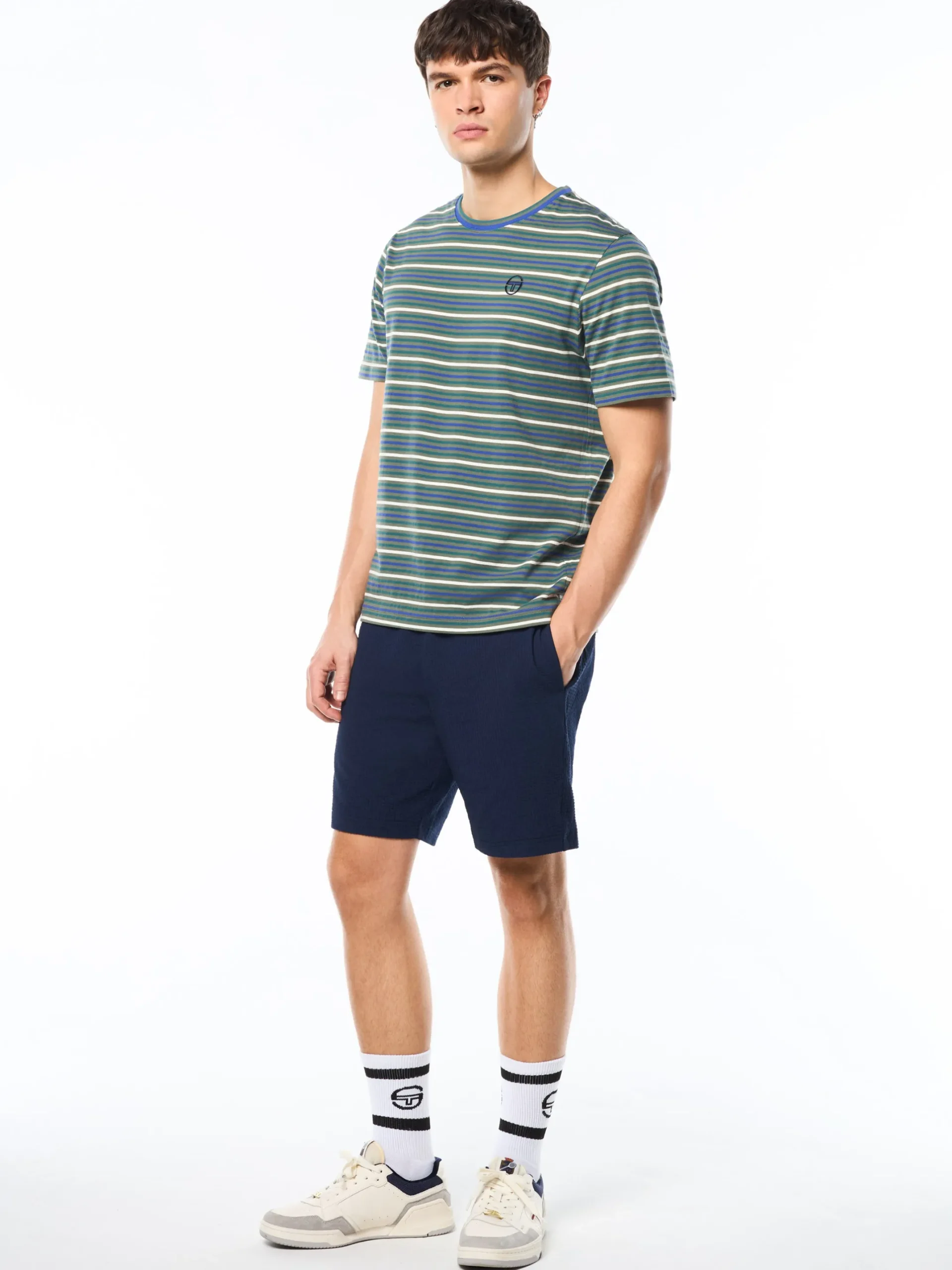 Piano T-Shirt-Agave Green