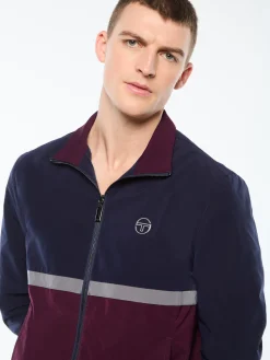 Portico Track Jacket- Maritime Blue