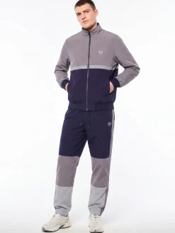 Portico Track Jacket- Slate Gray