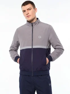 Portico Track Jacket- Slate Gray