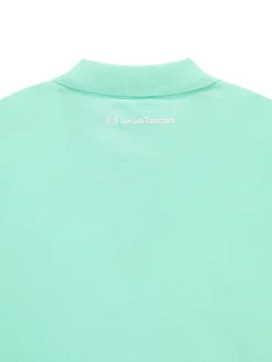Preppy Knit Polo- Light Mint