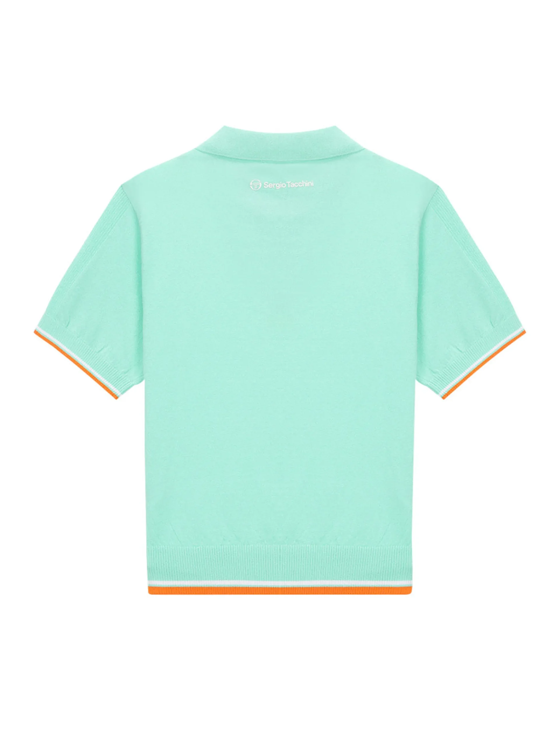 Preppy Knit Polo- Light Mint
