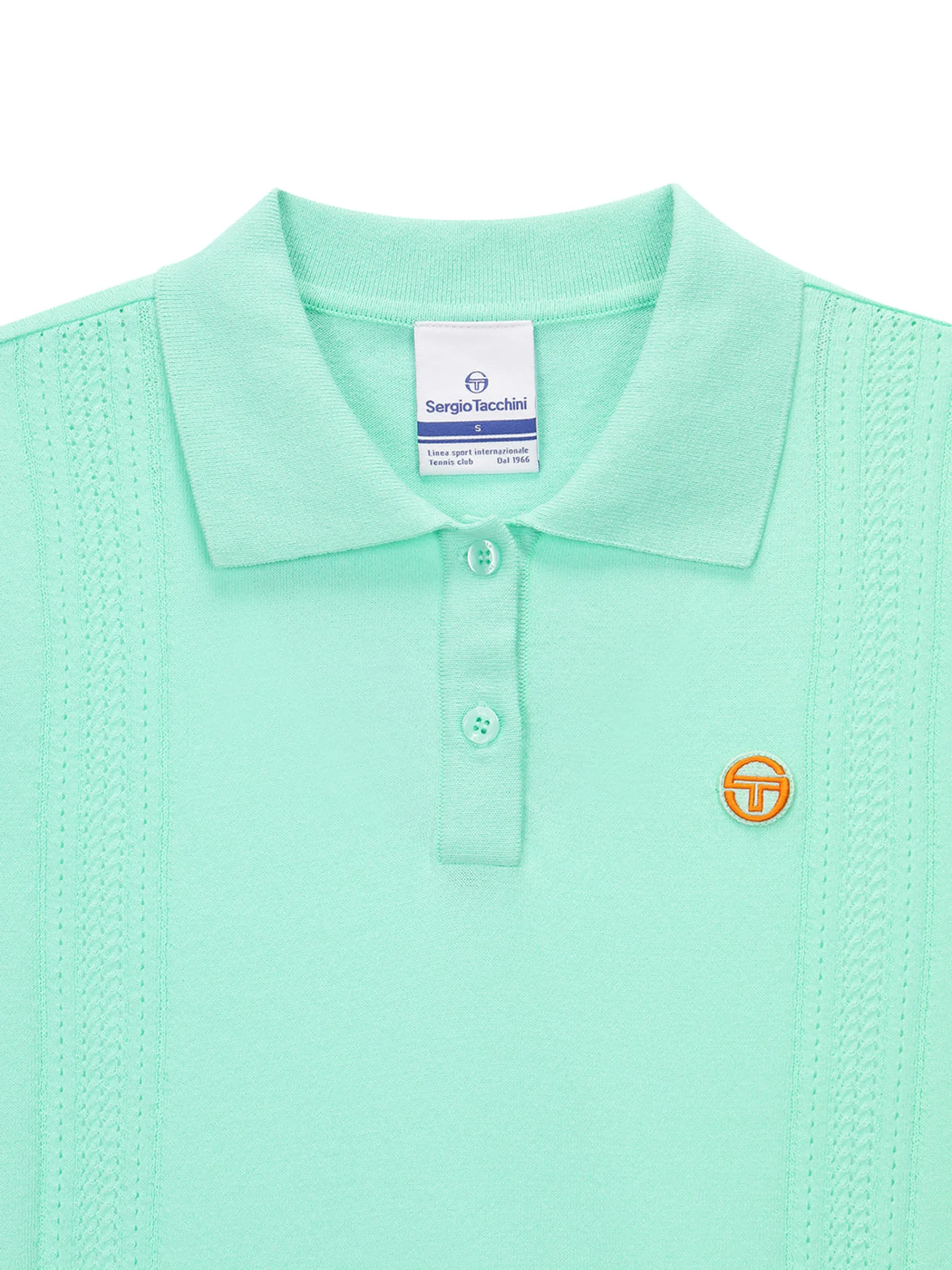 Preppy Knit Polo- Light Mint