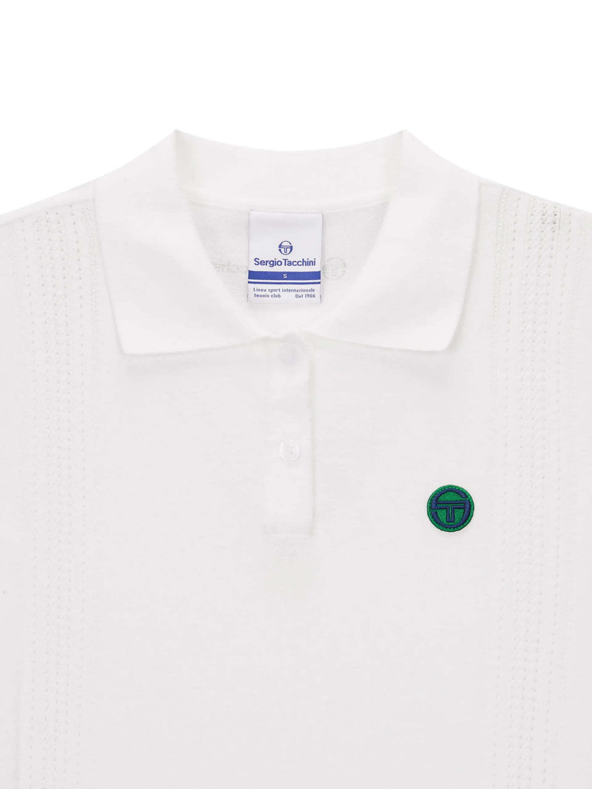 Preppy Knit Polo- Off White