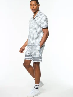 Quadretto Cabana Shirt- Brilliant White