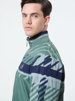 Quadretto Track Jacket- Duck Green