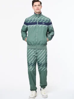 Quadretto Track Jacket- Duck Green
