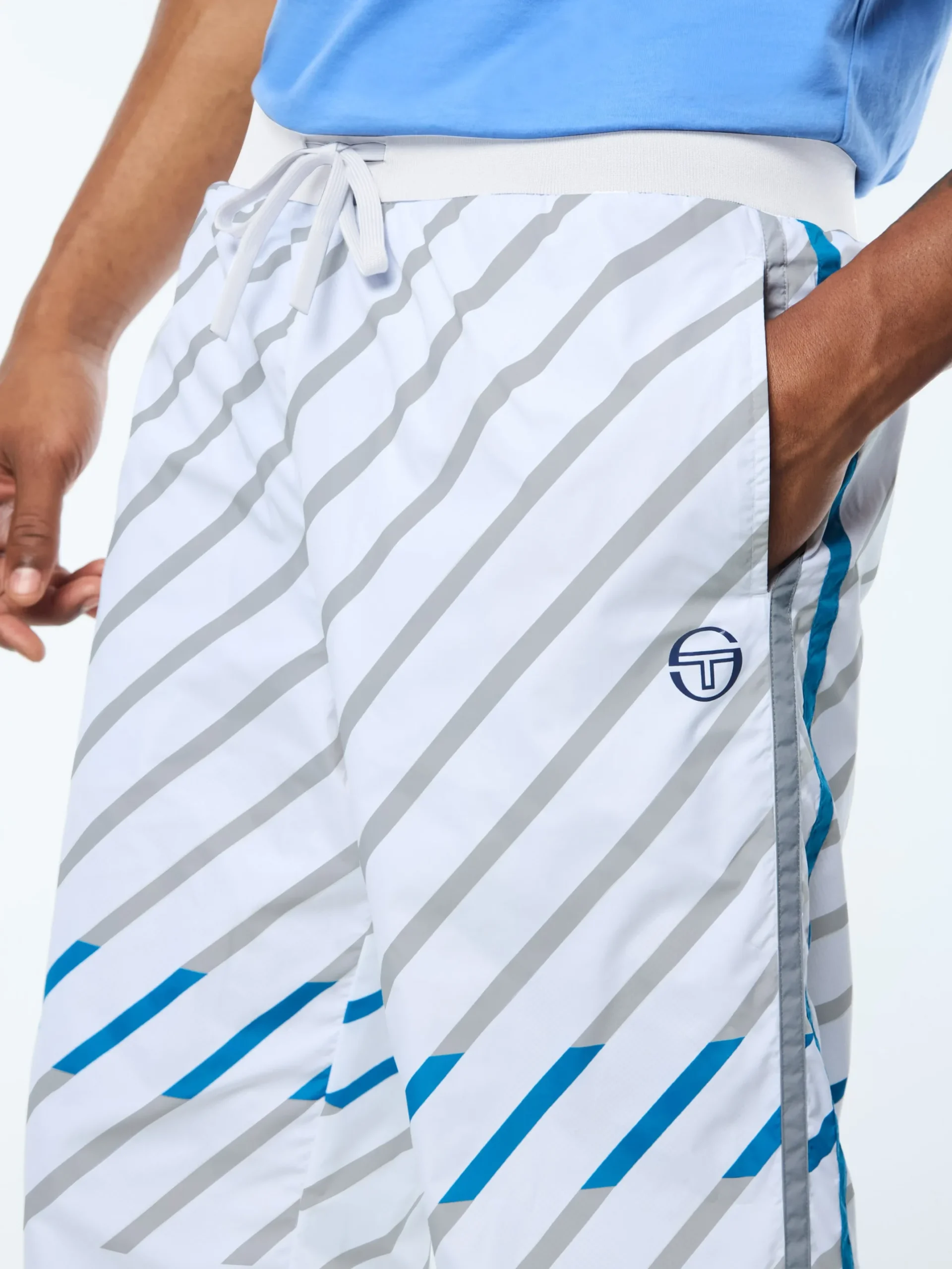 Quadretto Track Pant- Brilliant White