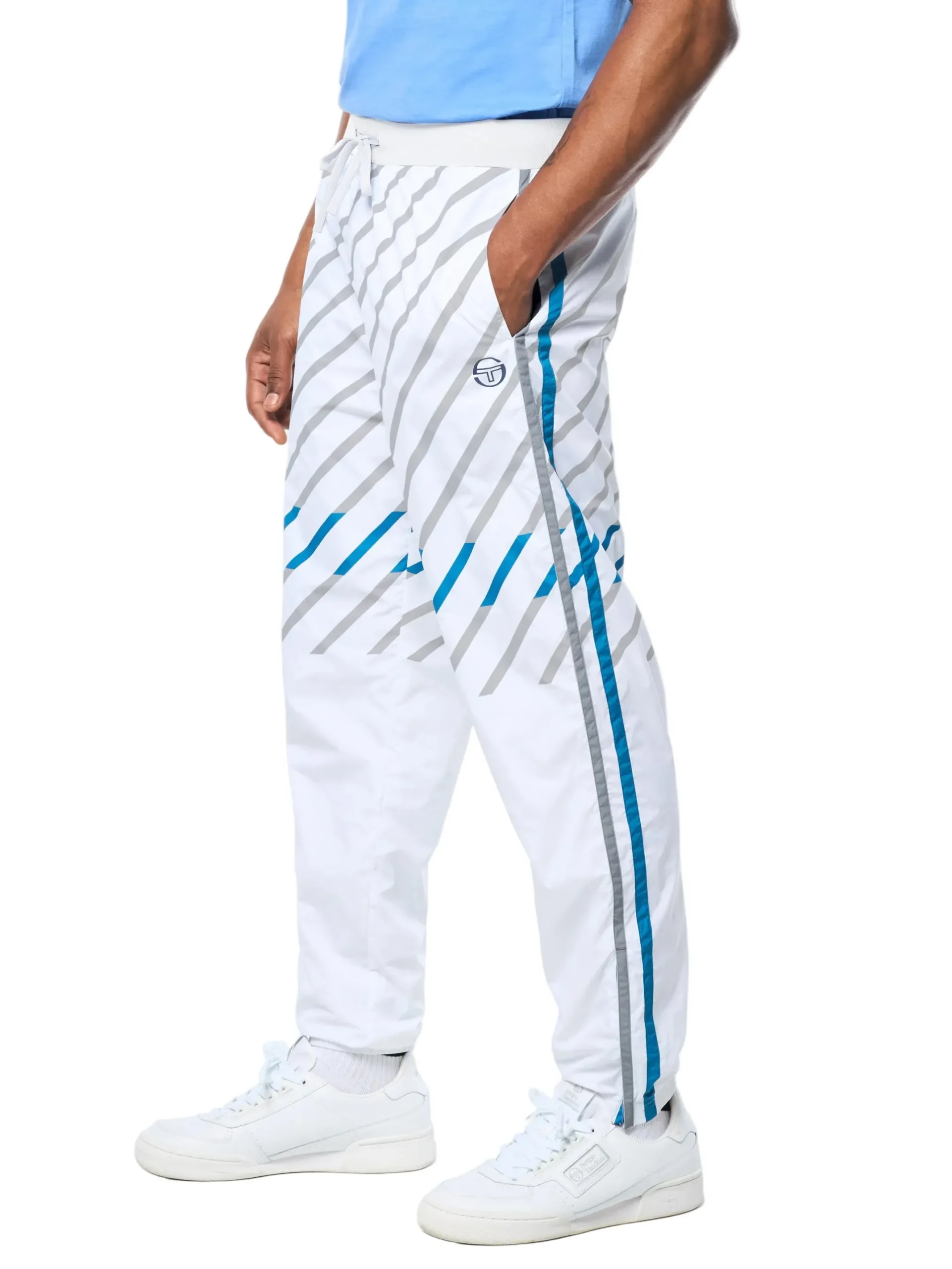 Quadretto Track Pant- Brilliant White