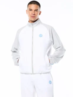 Racchetto Track Jacket-Brilliant White