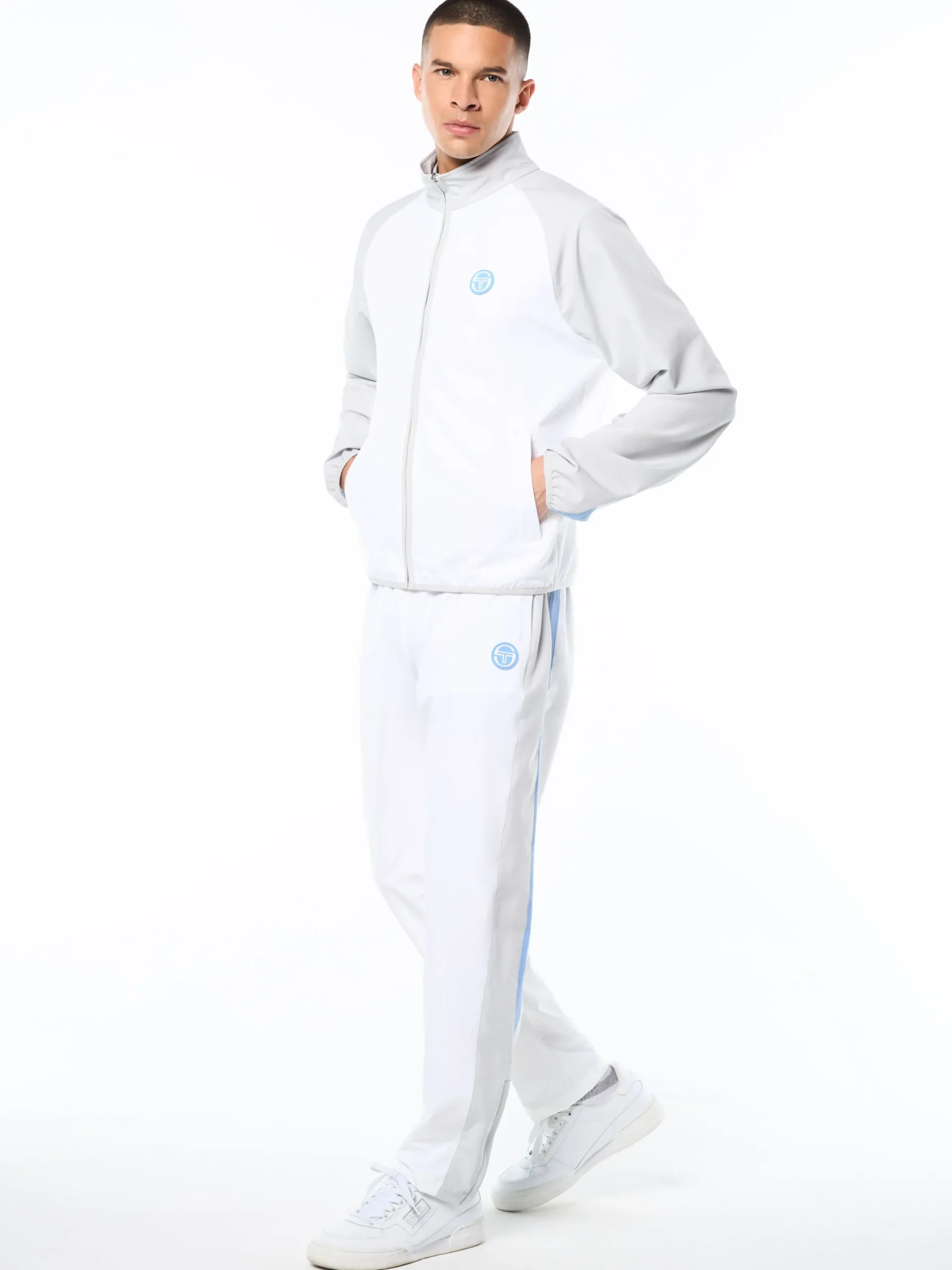 Racchetto Track Jacket-Brilliant White