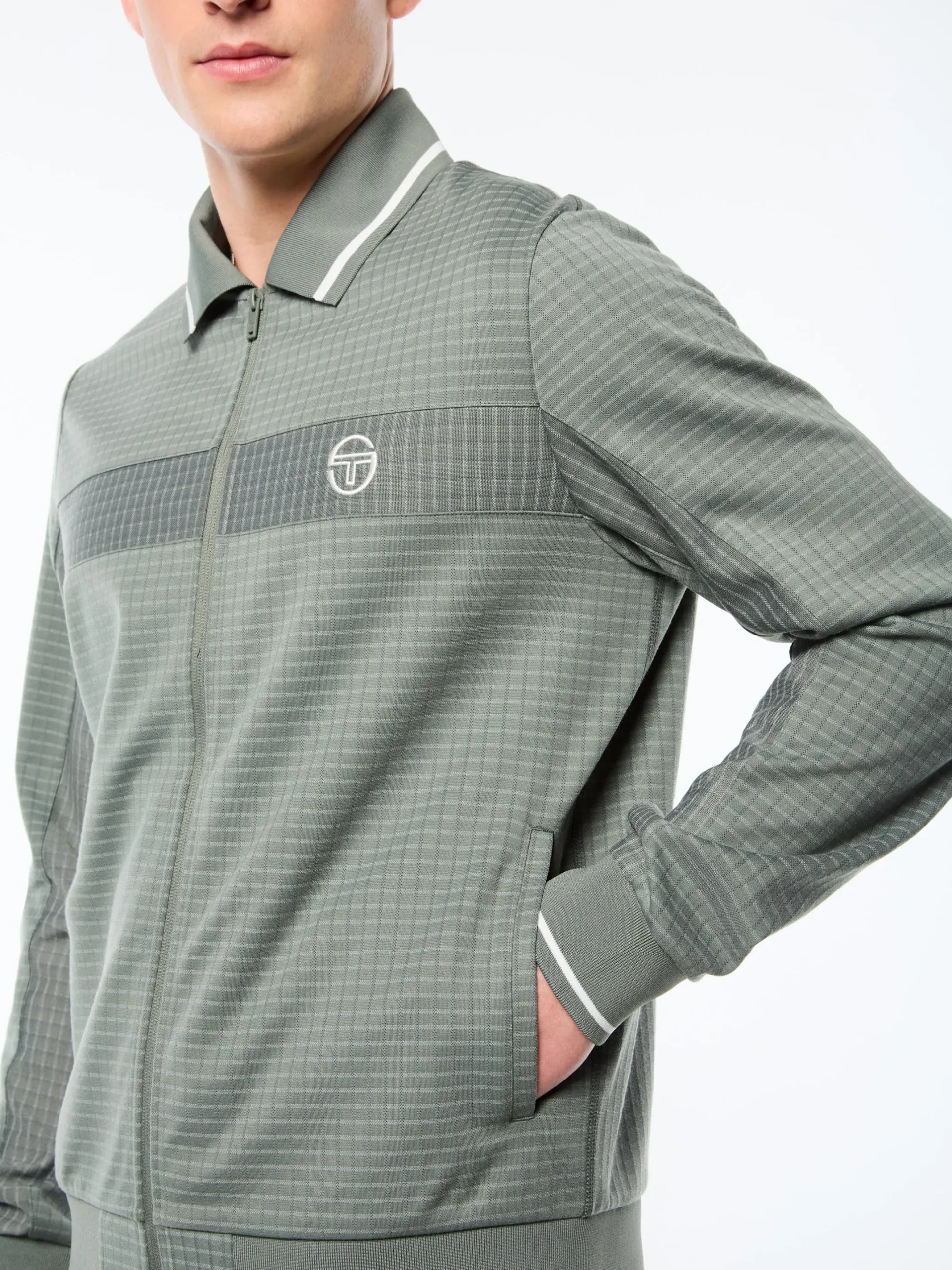 Rete Track Jacket-Agave Green