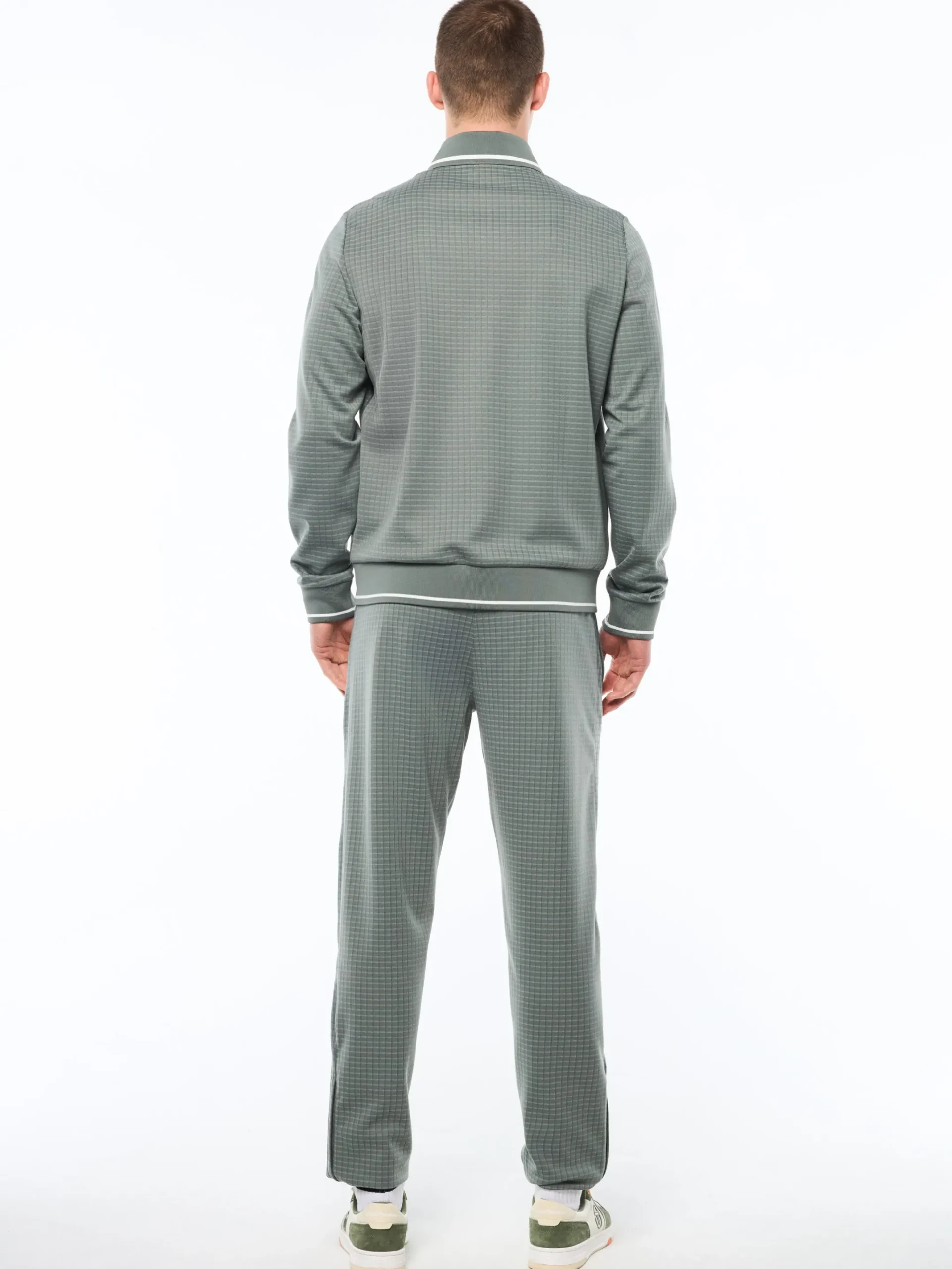 Rete Track Jacket-Agave Green
