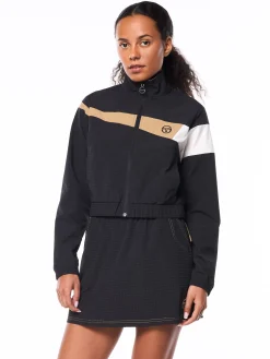 Roma Track Jacket-Black Beauty