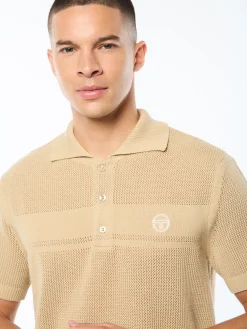 Sabino Knit Polo-Mojave Desert