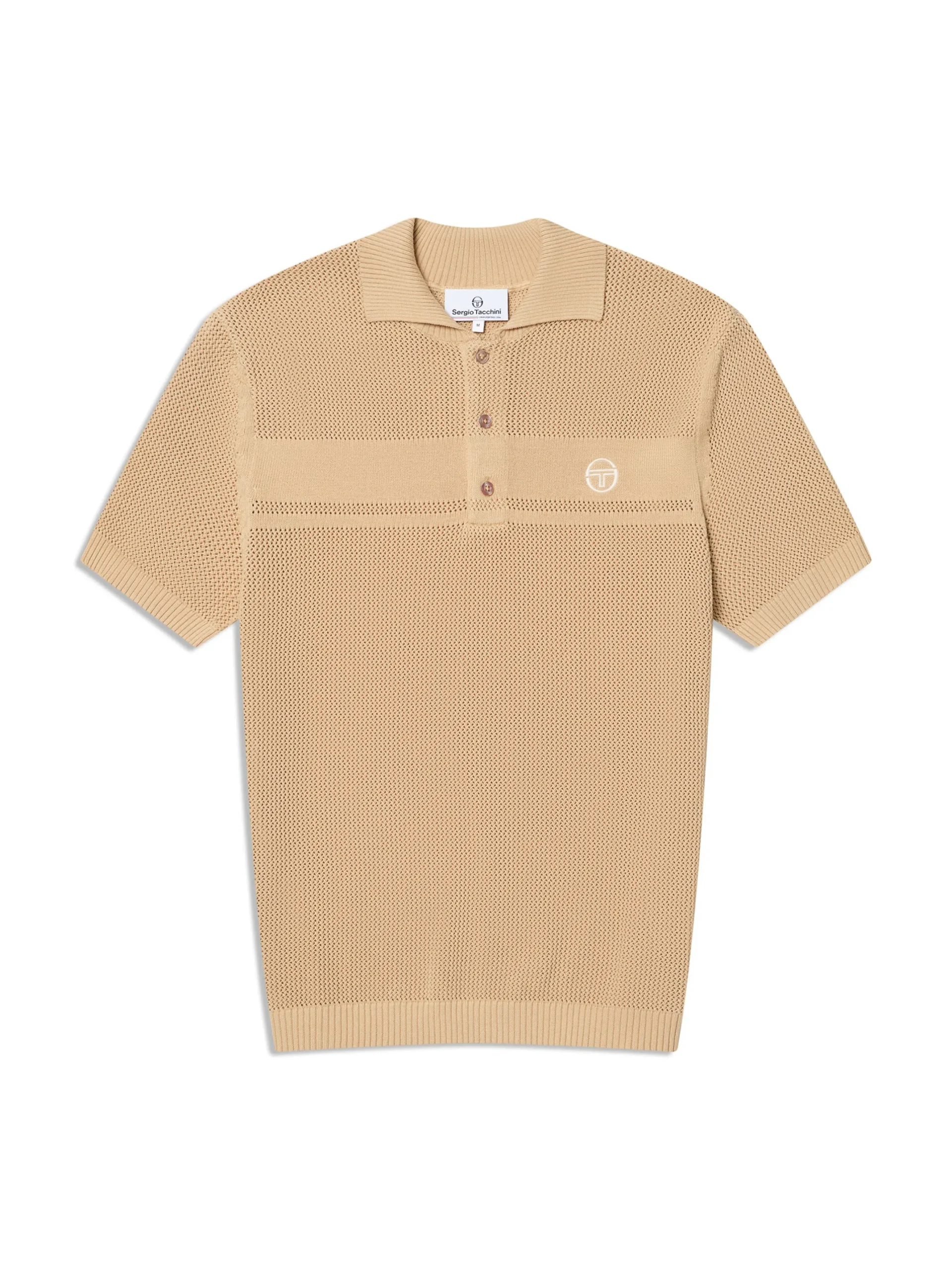 Sabino Knit Polo-Mojave Desert