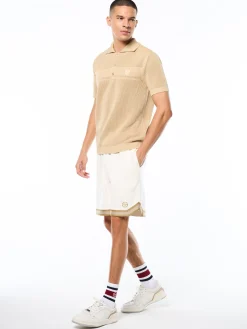 Sabino Knit Polo-Mojave Desert