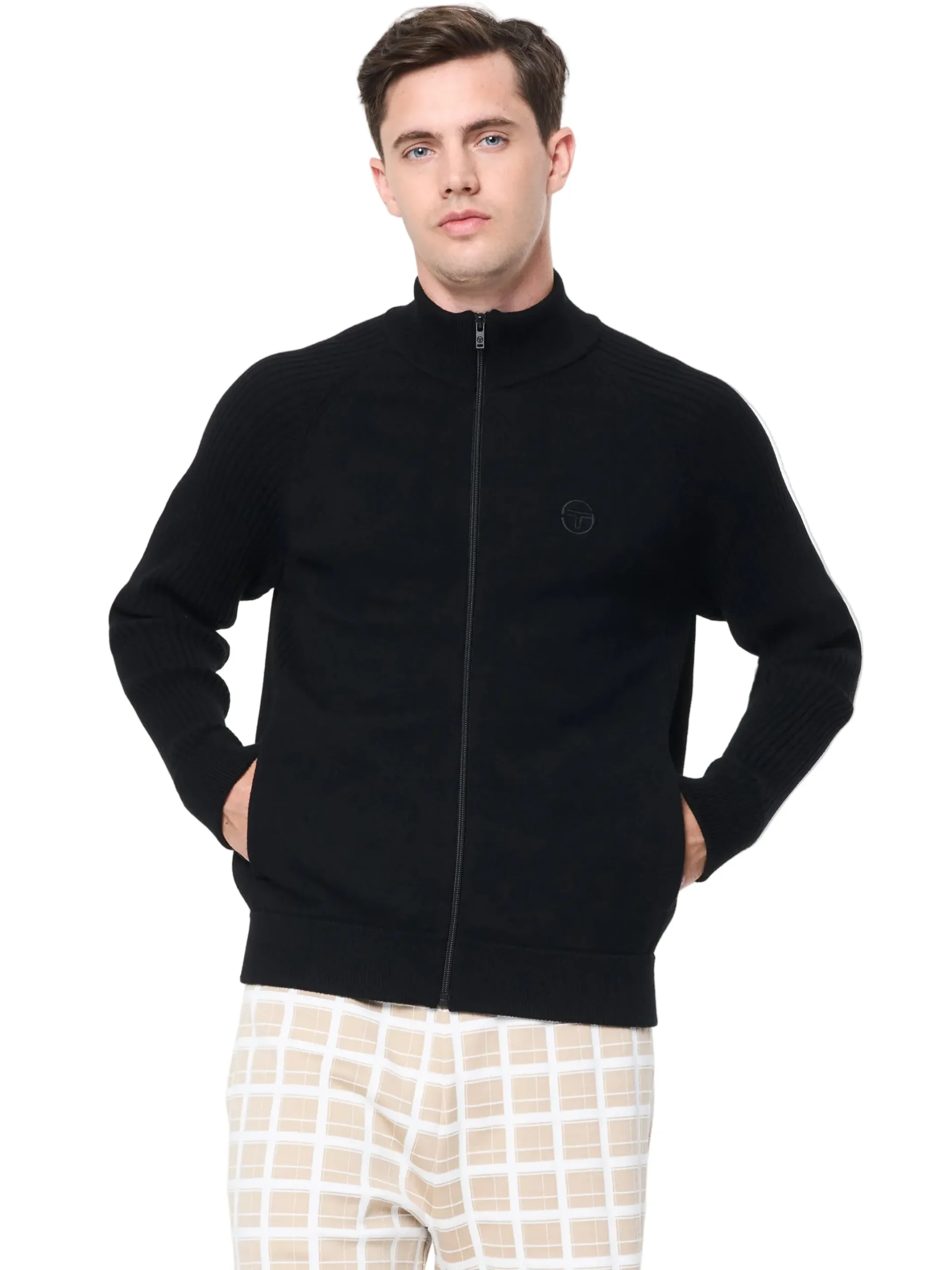 Saggio Track Jacket- Black Beauty
