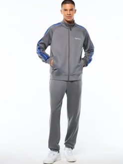 Semplice Track Jacket-Quiet Shade
