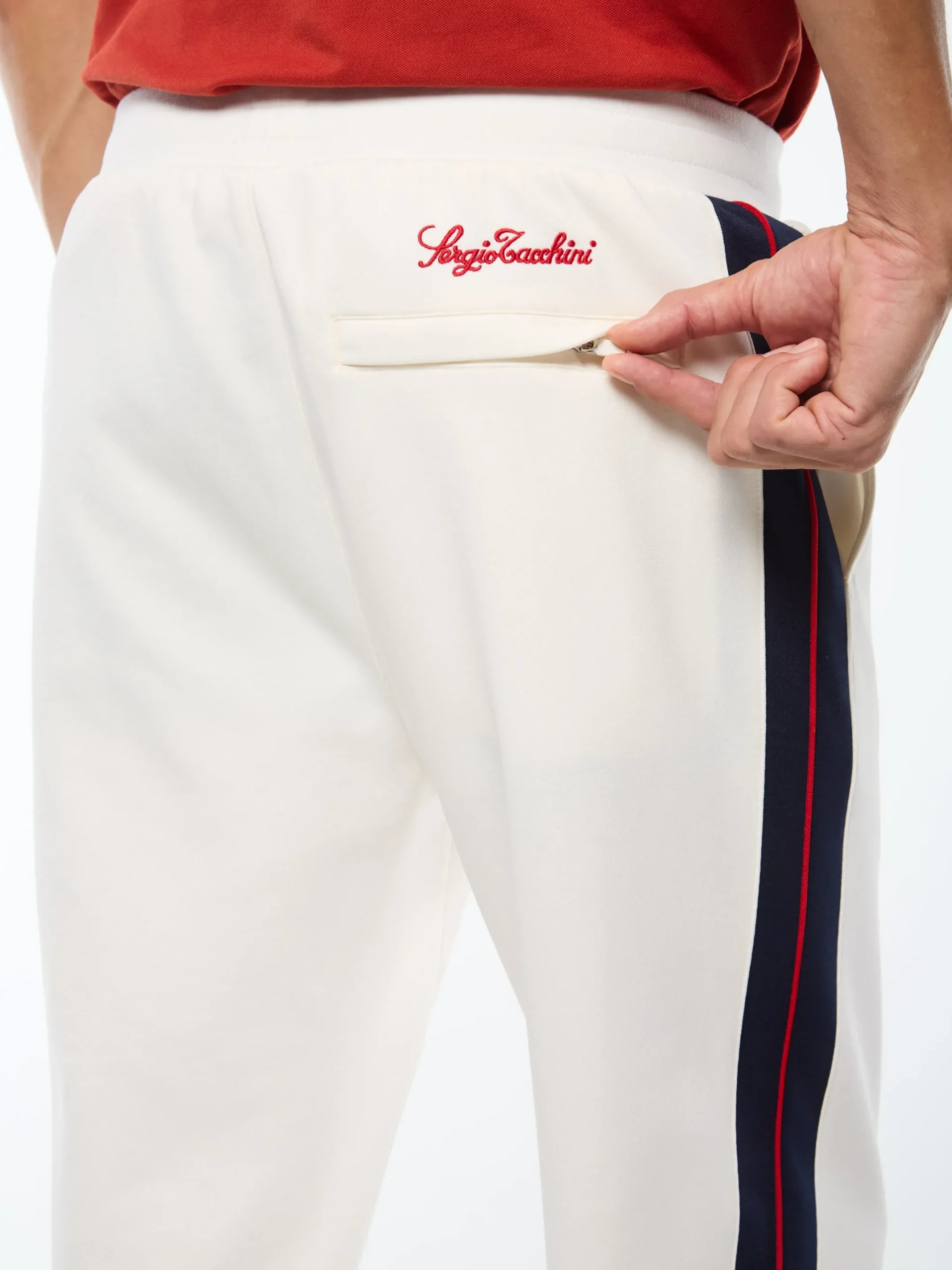 Semplice Track Pant-Gardenia